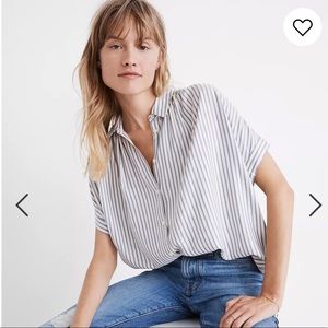 Madewell Striped Button down shirt